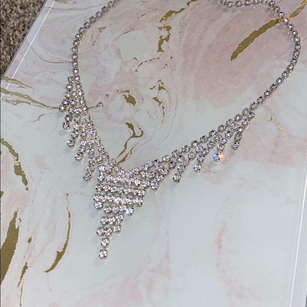 rhinestone necklace